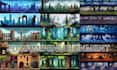 design game ui, environment art, maps and assets