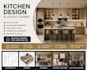 design your kitchen and adjoining room with functional layout and 3d visuals