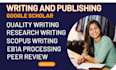 write and publish backdated article in google scholar peer indexed journal