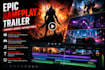 create a cinematic game trailer, game teaser, game promo, game ads