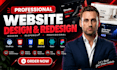 design a professional custom website for your business