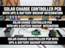 build solar charge controller pcb with ups power and battery backup integration