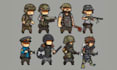 do pixel character, pixel art sprite sheet and animation,asset nsfw sprite sheet