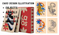 design printable illustrative kids educational card, flashcards learning card