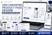 design a high converting peptide or supplement product page
