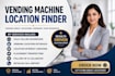 vending machine locator atm placement cold calling  lead generation sales closer