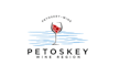 design petoskey wine region logo