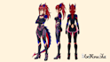 design custom scifi anime character design