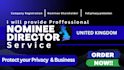 uk company registration from companies house and UK nominee director