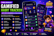 develop a gamified habit tracker app with rewards and challenges