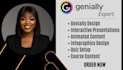 create interactive genially presentations and infographics