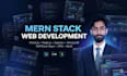 develop full stack mern web application with react and node js supabase