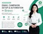 professional email campaign setup and automation in brevo