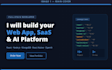 build web app saas platform or ai integrated application using react and node