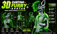 create a custom furry avatar, vrchat avatar, vrc avatar, vr character
