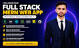 build a full stack mern web app with react nodejs and rest API