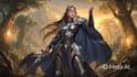 draw fantasy female, dnd illustration