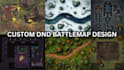 create dnd battlemap, rpg maps, fantasy maps, tabletop map designs