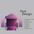 design modern canopy tent, feather flag, table cover, backdrop