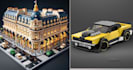 do 3d lego moc model, technic car, house, minifigure with manual instructions