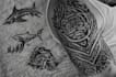 create your custom tribal polynesian tattoo sleeve