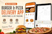 build a intuitive burger and pizza delivery app, admin panel and live tracking