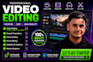 professional video editing with smooth transitions and sound
