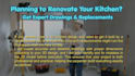 deliever kitchen renovation and detailed drawings services