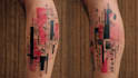 custom an abstract black tattoo design