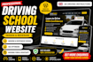 build a professional driving school website in wordpress