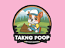 create a professional pet scooping service logo