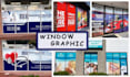 create eye catching shop front, storefront or window graphics vinyl stickers