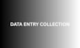 do data entry job collection