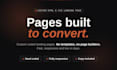 design and code a custom html landing page that converts