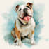 draw watercolor pet portrait