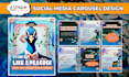 create professional carousel post designs for any business