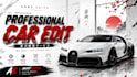 make trending professional car edits