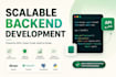 develop backend apis using django fastapi