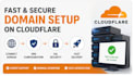 setup cloudflare dns and connect your domain professionally