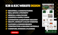 design b2b and b2c product selling website