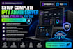 setup complete iptv admin server using xtream ui, xui one with cdn and security