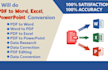 convert pdf to excel