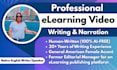 write and voiceover your elearning course video