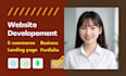 build website, website development, full stack developer, front end developer