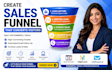 create sales funnel on clickfunnels  highlevel getresponse