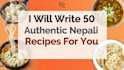 write 10 authentic nepali recipes with step by step cooking guide