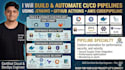 build and automate ci cd pipelines using jenkins github actions AWS codepipeline