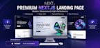 design and develop responsive next js landing page