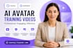 create ai avatar training videos