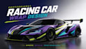 create professional car,  racing car, van, bike warp